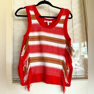 Derek Lam 10 Crosby Fringe Vest S/P